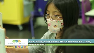 Free Tutoring and Homework Help at Mandel Public Library