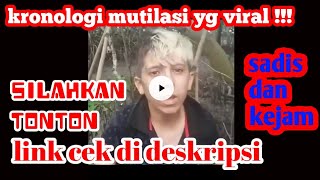 VIRAL!!! LINK DOWNLOAD DI DESKRIPSI | VIDEO MUTILASI YANG SEDANG VIRAL DI TIKTOK FACEBOOK DLL