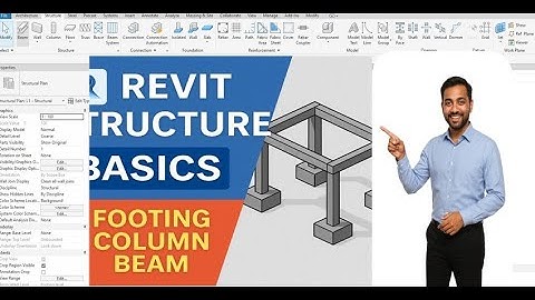 "Revit Structure Tutorial for Beginners | Footing, Column & Beam Explained Step-by-Step"