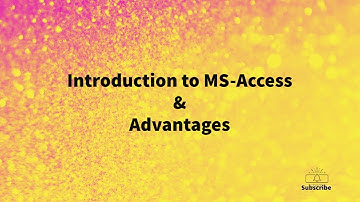 Introduction to Databases in Urdu |Ch#5 Lec.1|ICS/FSc.part2 #MSAccess #MSAccessadvantages
