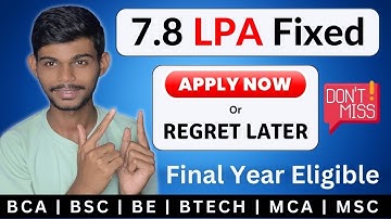 Grab A Placement At Product Based Company | Minimum 8 LPA | Apply Now