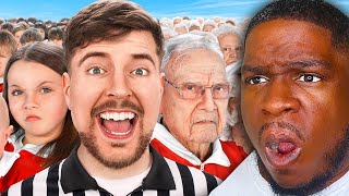 MrBeast - Ages 1 - 100 Fight For $500,000 reaction