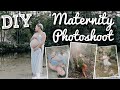 DIY Maternity Photo Shoot!! (I am SHOOK)