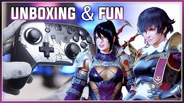 MHR Sunbreak Malzeno Edition Switch Pro Controller Unboxing | First Encounter bloopers LS | Fiorayne