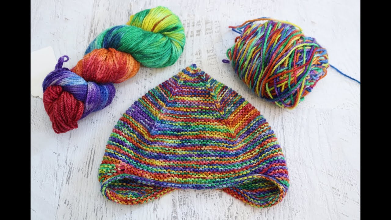 Dyepot Weekly #154 - Dyeing to Knit a Rainbow Hat - YouTube