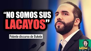 Potente NUEVO discurso de Bukele: ¿Es un héroe o el DICTAD0R más 