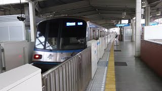 横浜市営地下鉄3000R形3391F 普通あざみ野行き 新羽駅到着