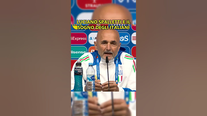SPALLETTI E IL SOGNO DEGLI ITALIANI