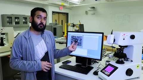 Materials Lab - Vickers Micro Hardness Tester