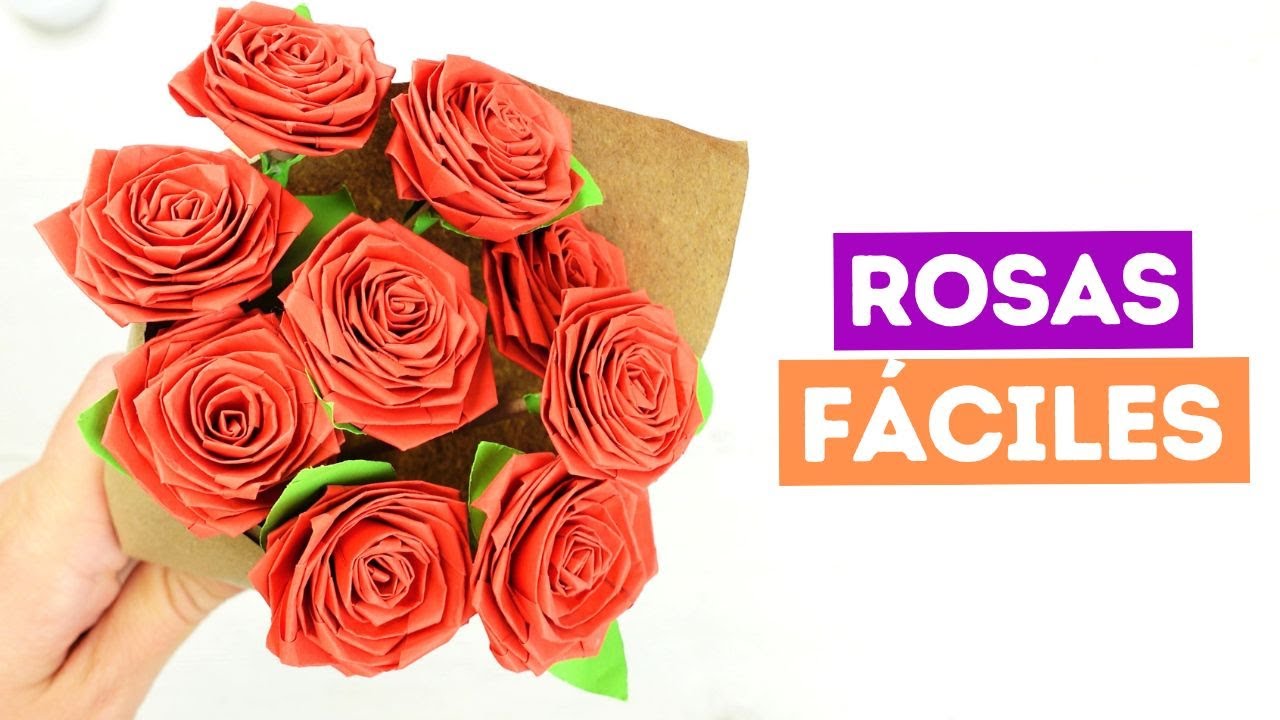 Flores de papel: guía para principiantes  Manualidades, Flor de paper,  Ramos de flores de papel