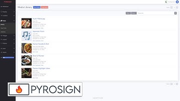 Free Digital Signage App - How to Add YouTube Videos, Media Files and Websites to PyroSign.com