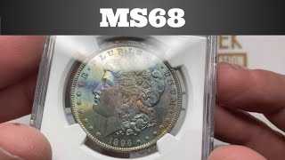 You Don't See a Morgan Dollar in This High of Grade Very Often - 1896 Morgan Dollar MS68