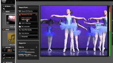 Importing Media: Tape and Disc - Getting Started with Avid® Studio