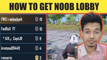 How To Get Noob Lobby Every Time In Pubg Mobile 25 Kills Every Match | Hindi