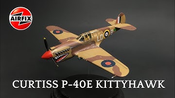 AIRFIX Vintage 1/72 P-40E Kittyhawk - BUILD VIDEO