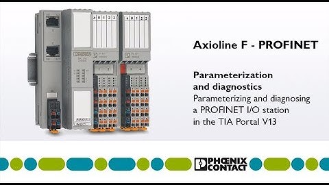 How to parameterize and diagnose an Axioline F PROFINET with TIA Portal