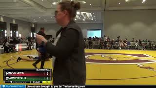 130 Lbs Quarterfinal - Landon Lewis, Fl Vs Mason Privette, Sc 9Df0