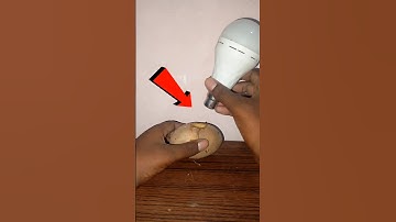 Easy Science Experiment|Tha potato that powered a lightbulb🤯|#shorts #easyscienceexperiments #diy