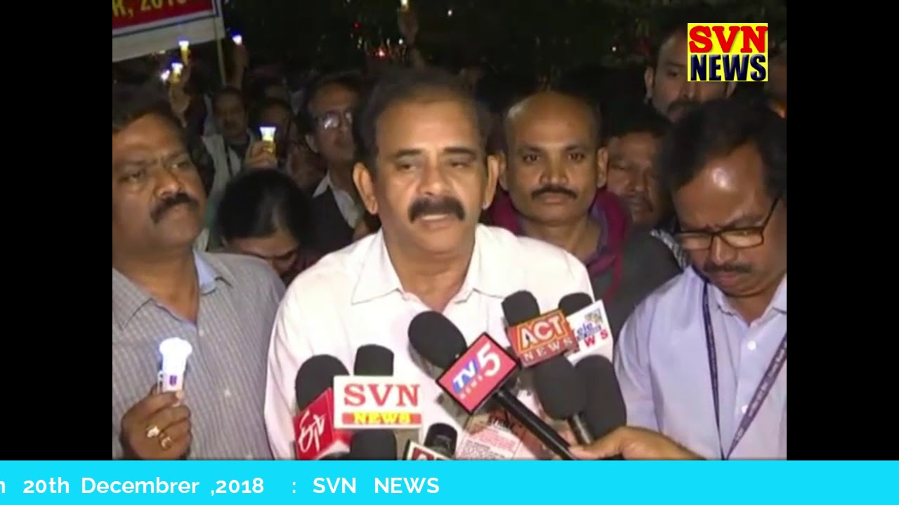 ALL  INDIA  BANK  OFFICER'S   CONFEDERATION      VIZAG   CHAPTER      CANDLE  LIGHT   RALLY