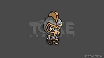 Heavy Armored Defender Knight - 2D Character Sprite