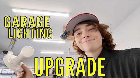 LED Garage Lighting Install — Licensed Electrician Watch me Work