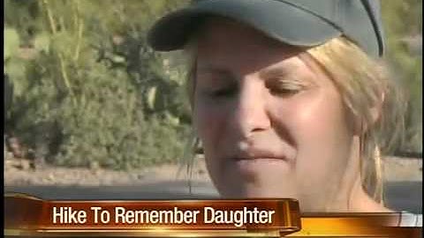 Mother makes hike to remember daughter