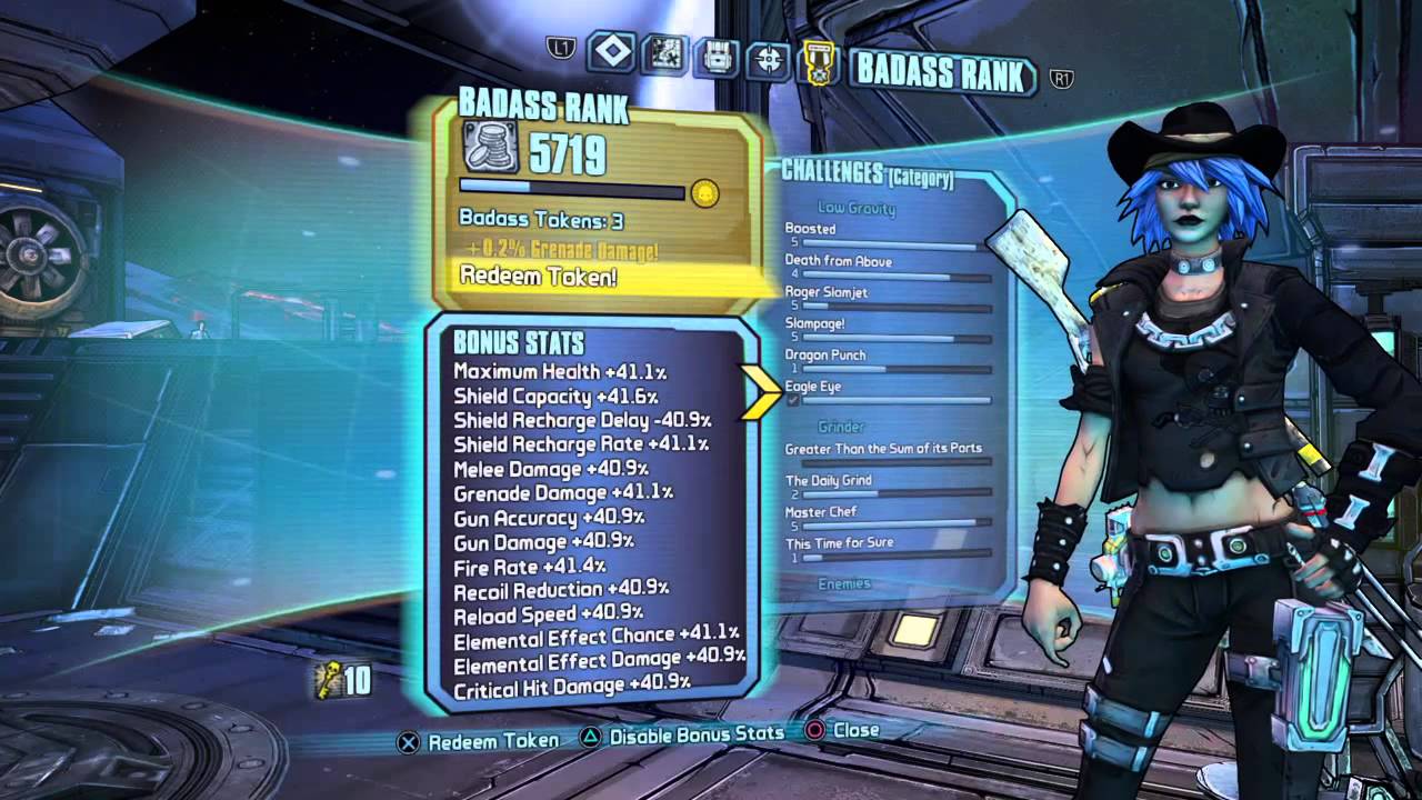 borderlands the pre sequel badass rank editor pc borderlands the pre sequel badass rank editor pc