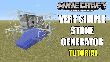Minecraft Xbox One - Very Simple Stone Generator (Xbox/ PS4/ PS3/ Wii U/ Switch)