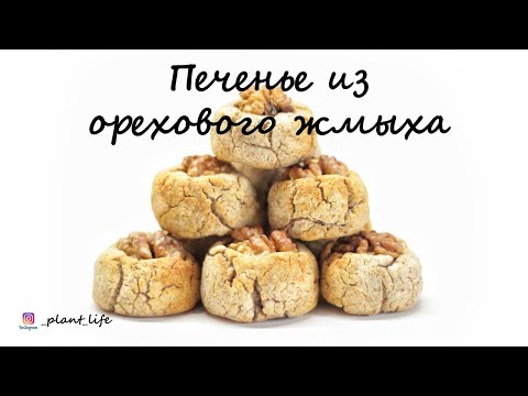 ПЕЧЕНЬЕ ИЗ ОРЕХОВОГО ЖМЫХА | список ингредиентов под видео 👇