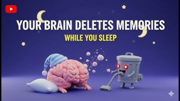 Your Brain Deletes Memories While You Sleep 🤯 #sleephacks