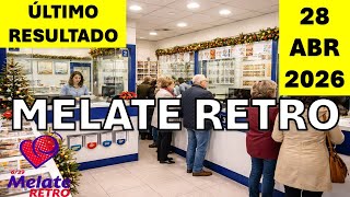 Comprobar Los Resultados De Melate Retro De Hoy  Martes 28042026 Y De Ayer