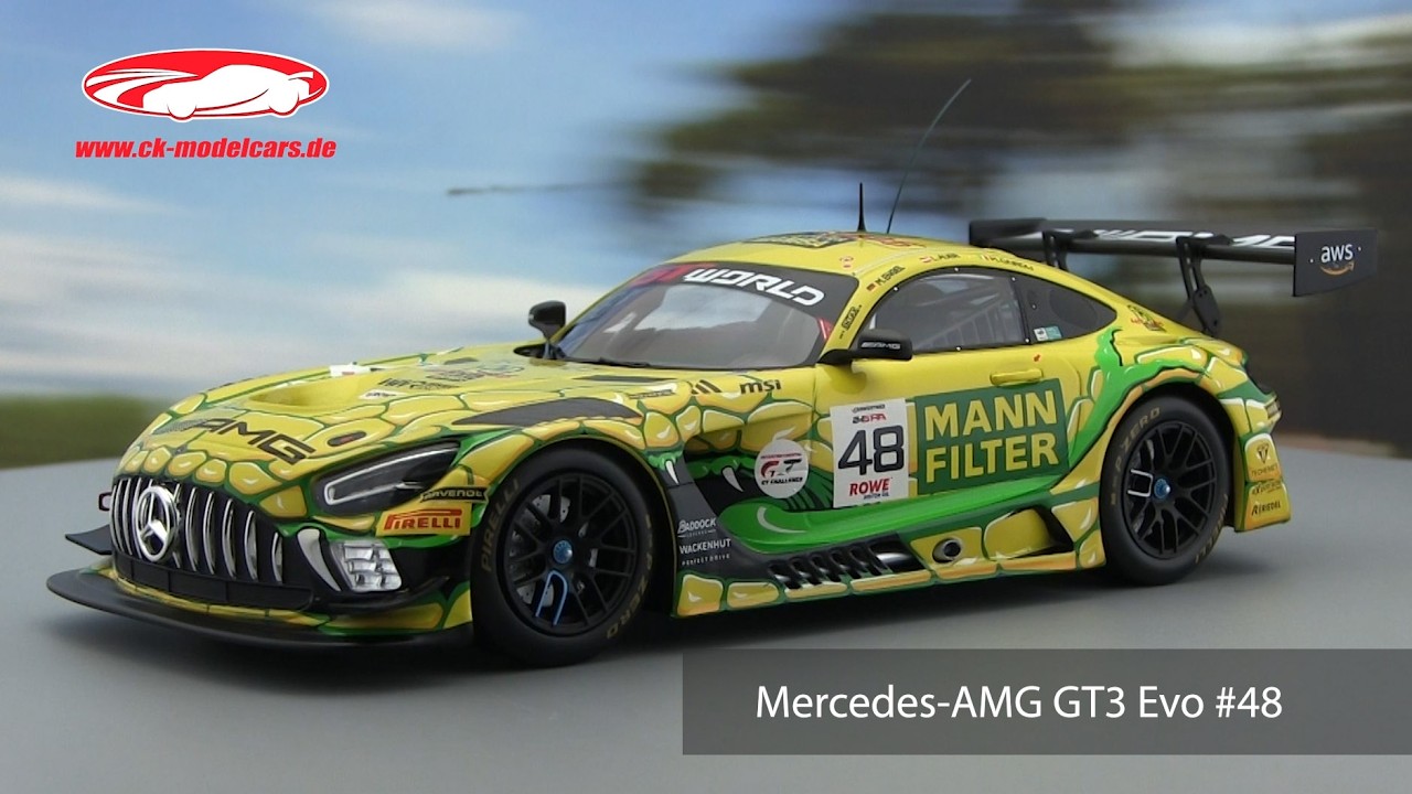 Ixo 1:18 Mercedes-AMG GT3 Evo #48 24h Spa 2025 Winward Racing