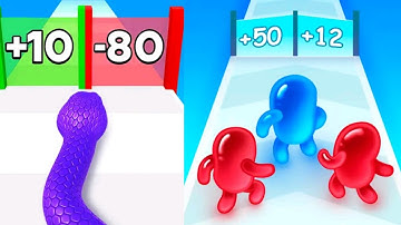 Max Level Gameplay || Join Blob Clash 3D Runner vs Sanke Run Race🔥 || EPIC-2025 Update #mobilegame