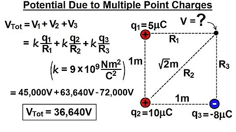 Physics - E&M: Ch 38.1 Voltage Potential Understood (9 of 24) Potential Due to Multiple Charges%%%
