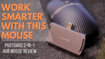 Work Smarter, Not Harder With This Mouse! - ProtoArc 2-in-1 Hub Mouse #ProtoArc