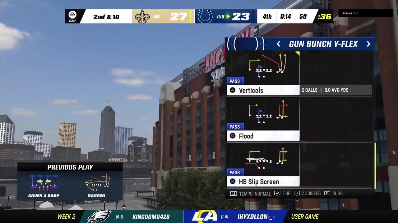Saints vs Colts YouTube