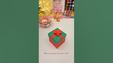 DIY Mini CHRISTMAS  Gift Box🎁