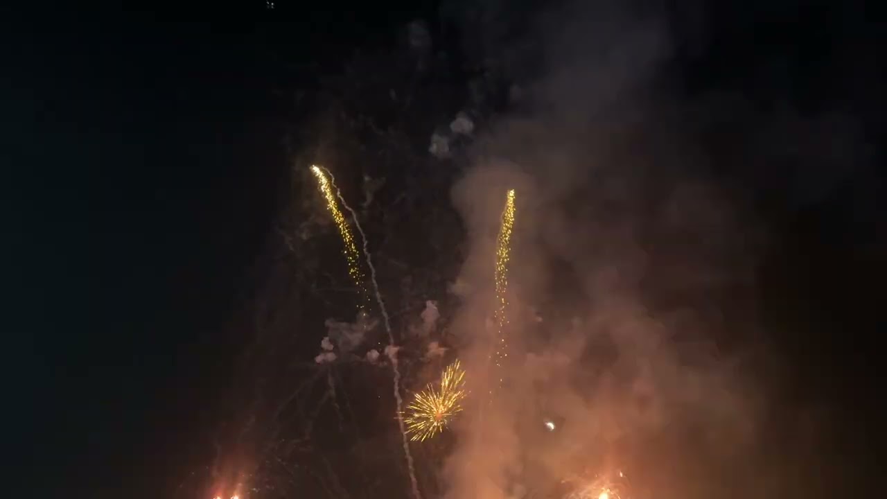 제8회 통영 죽림만 해상 달집 태우기 축제 불꽃쇼