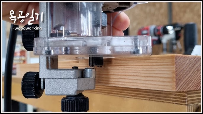 Circle Cutting Jig/ kleiner Fräszirkel für die Makita Kantenfräse RT0700C 