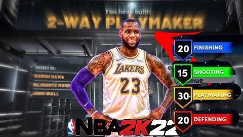 THE ISO BUILD THAT BROKE 2K22 AFTER PATCH- 2-WAY PLAYMAKER GUARD MUST BE PATCHED! BEST BUILD 2K22