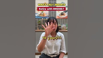 Can you retire with RM200k in Malaysia? 😂 it’s a cute question! #finacialgoals #singapore #retire