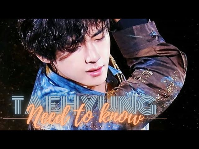 TAEHYUNG FMV ➳ Need to know class=