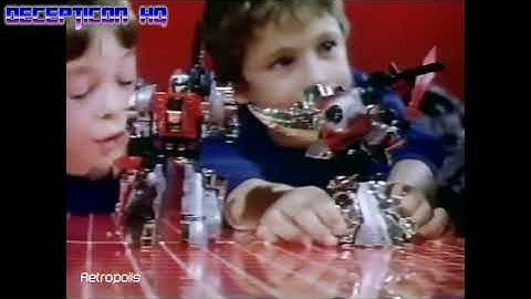 Transformers G1 Dinobots TV Advert Generation 1 Commercial Grimlock, Sludge, Slag, Swoop, Snarl