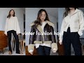 WINTER FASHION HAUL | thrifted, Aritzia, ZARA, NA-KD, Mango