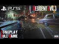 Resident Evil 3 Remake ( PS5 ) | Full Game Movie | Walkthrough Gameplay No Commentary