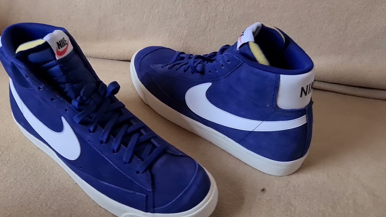 Nike Blazer mid '77 Deep Royal Blue Unboxing Video