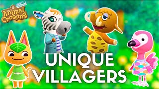 Unique Villagers in Animal Crossing New Horizons