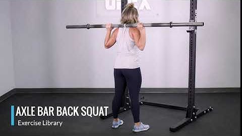 Axle Bar Back Squat - OPEX Exercise Library