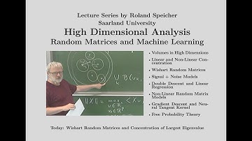 RM+ML: 9. Wishart Random Matrices and Concentration of Largest Eigenvalue