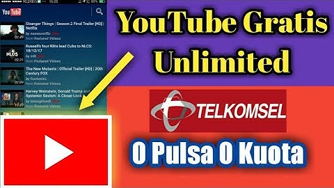 WOW! YOUTUBE GRATIS UNLIMITED || TELKOMSEL 0 PULSA 0 KUOTA